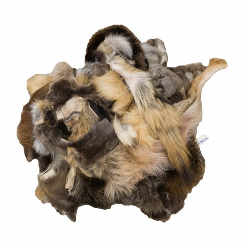 Fur scrap remnants mix - remnants,